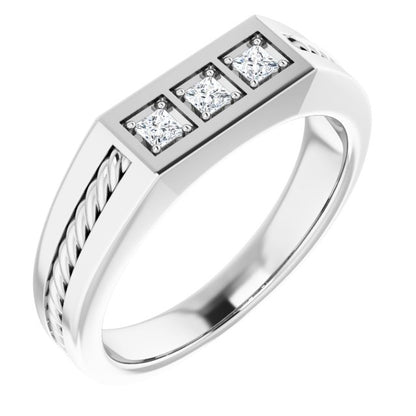 1/10 CTW Natural Diamond Band, 5.5 mm