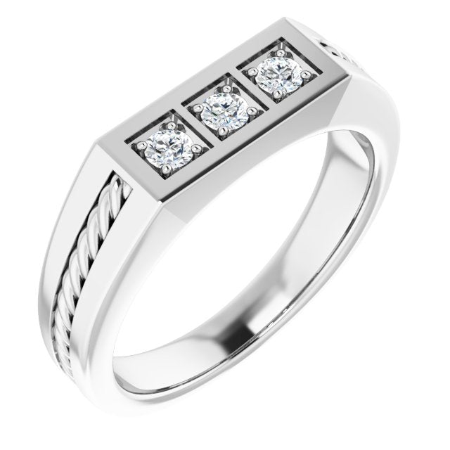 1/5 CTW Natural Diamond Band, 5.71 mm