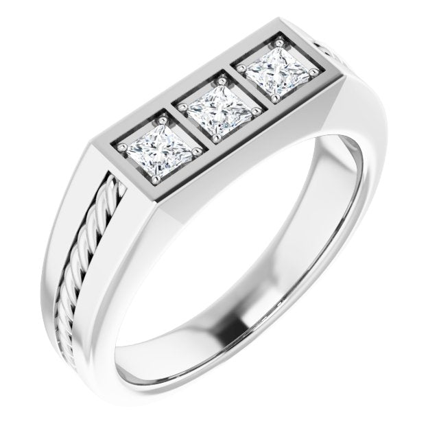 1/2 CTW Natural Diamond Band, 6.17 mm