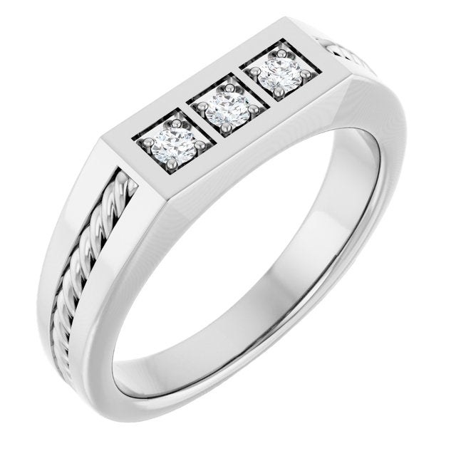1/5 CTW Natural Diamond Band, 5.71 mm