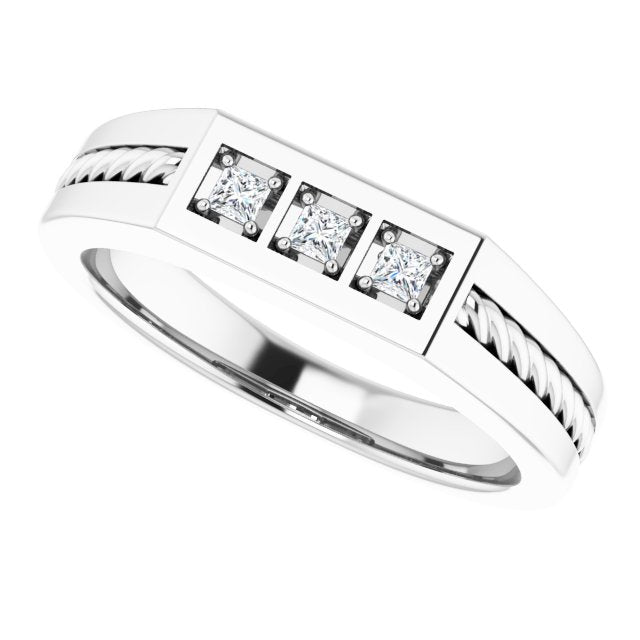 1/6 CTW Natural Diamond Band, 5.61 mm
