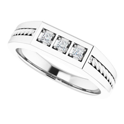 1/6 CTW Natural Diamond Band, 5.61 mm
