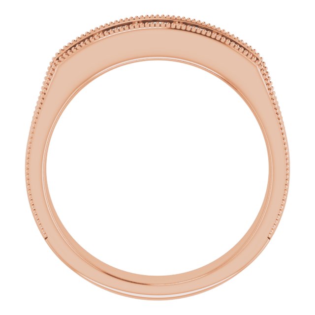3/4 CTW Natural Diamond Milgrain Band