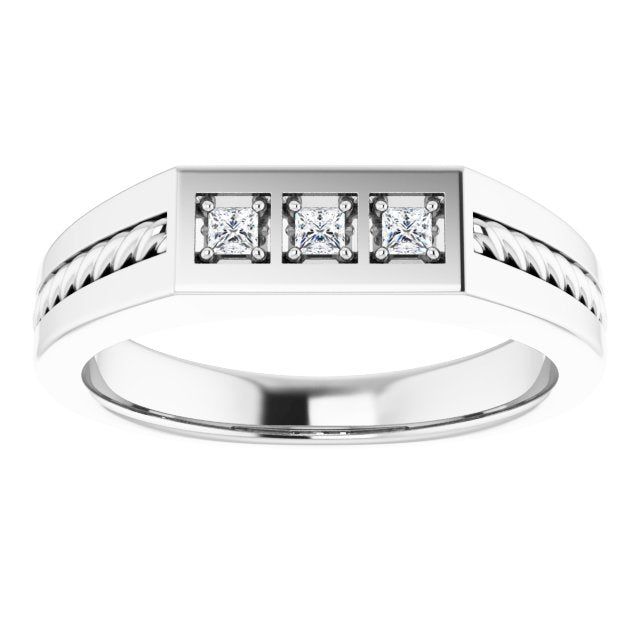 1/6 CTW Natural Diamond Band, 5.61 mm
