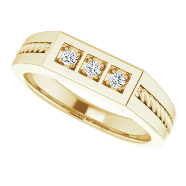 1/6 CTW Natural Diamond Band, 5.61 mm