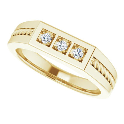 1/6 CTW Natural Diamond Band, 5.61 mm