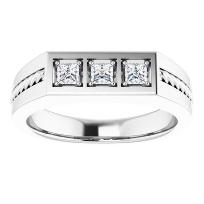 3/8 CTW Natural Diamond Band, 6.01 mm