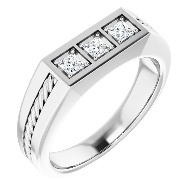 3/8 CTW Natural Diamond Band, 6.01 mm