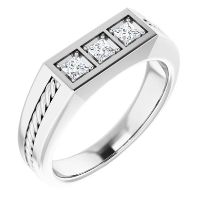 3/8 CTW Natural Diamond Band, 6.01 mm