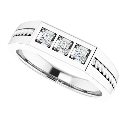 1/10 CTW Natural Diamond Band, 5.5 mm