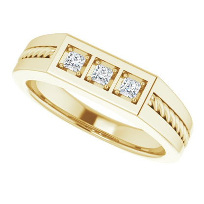 1/10 CTW Natural Diamond Band, 5.5 mm