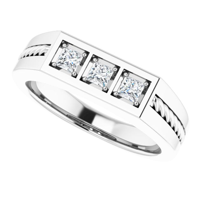 3/8 CTW Natural Diamond Band, 6.01 mm