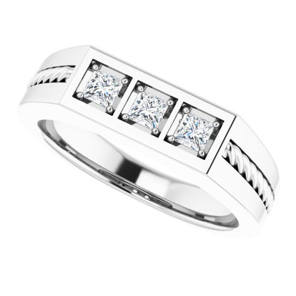 3/8 CTW Natural Diamond Band, 6.01 mm