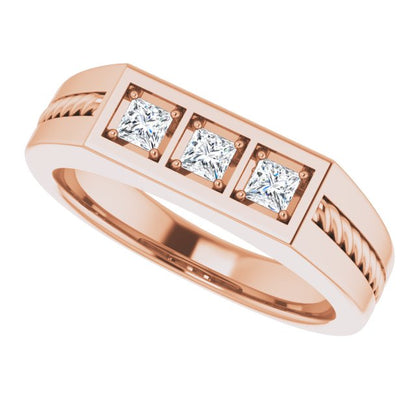 3/8 CTW Natural Diamond Band, 6.01 mm