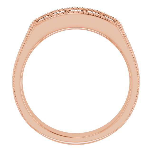 5/8 CTW Natural Diamond Milgrain Band