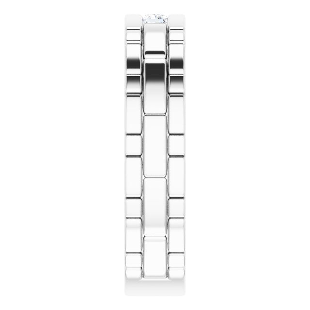 14K White Gold 1/4 CTW Natural Diamond Band