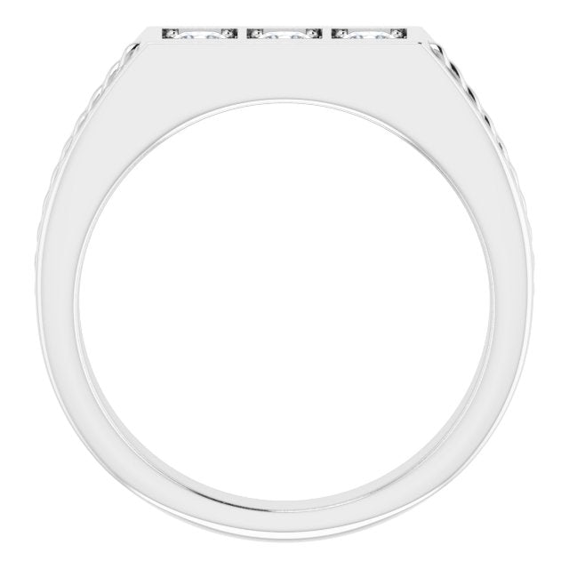 3/8 CTW Natural Diamond Band, 6.01 mm