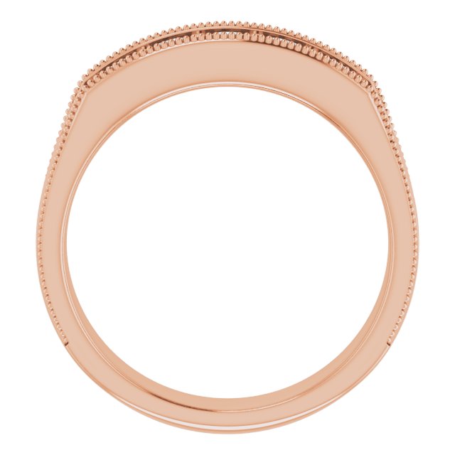 3/4 CTW Natural Diamond Milgrain Band