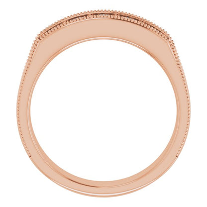 3/4 CTW Natural Diamond Milgrain Band