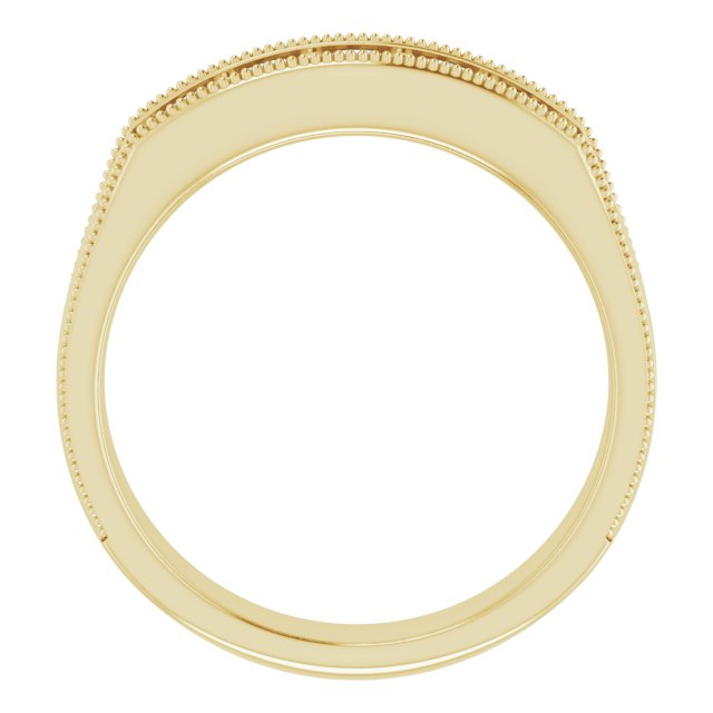 3/4 CTW Natural Diamond Milgrain Band