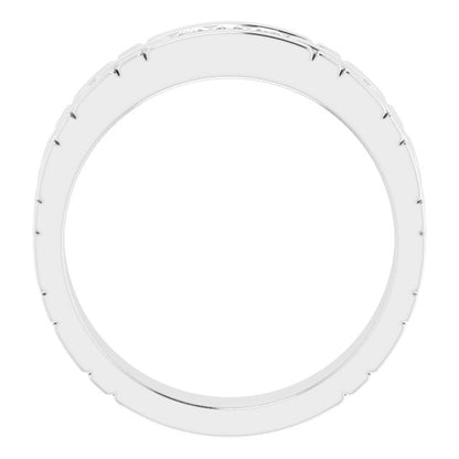 14K White Gold 1/5 CTW Natural Diamond Band