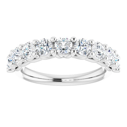 14K White Gold 1 1/3 CTW Natural Diamond Anniversary Band