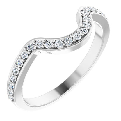1/5 CTW Natural Diamond Matching Band, 6.2 mm