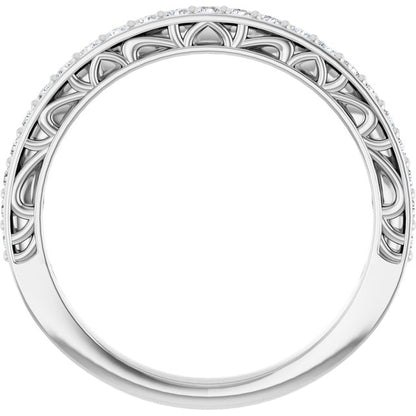 1/3 CTW Natural Diamond Anniversary Band, 2.61 mm