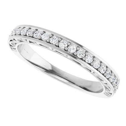 1/3 CTW Natural Diamond Anniversary Band, 2.61 mm