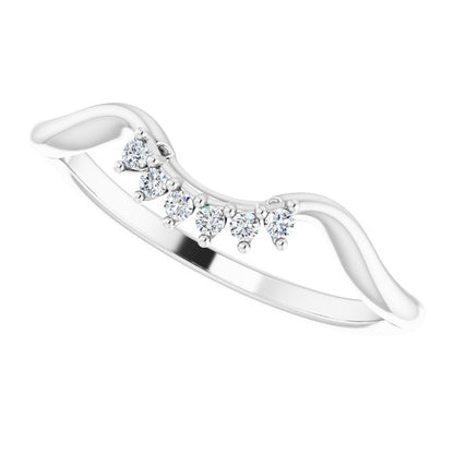 .05 CTW Natural Diamond Matching Band, 5.37 mm