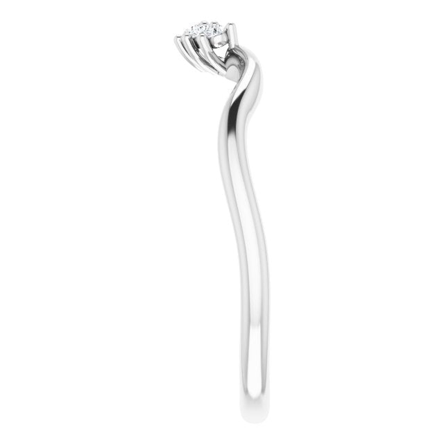 .05 CTW Natural Diamond Matching Band, 5.37 mm