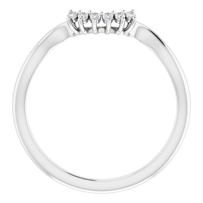 .05 CTW Natural Diamond Matching Band, 5.37 mm