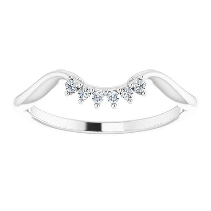 .05 CTW Natural Diamond Matching Band, 5.37 mm