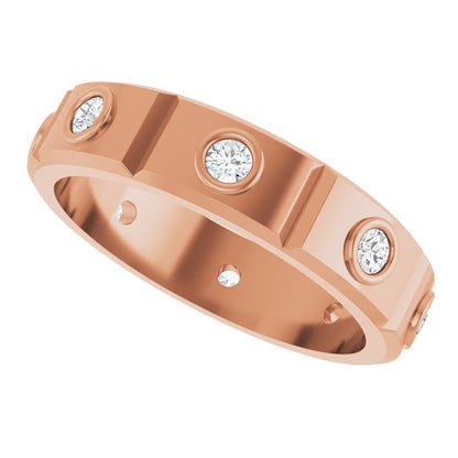 1/3 CTW Mens Natural Diamond Band