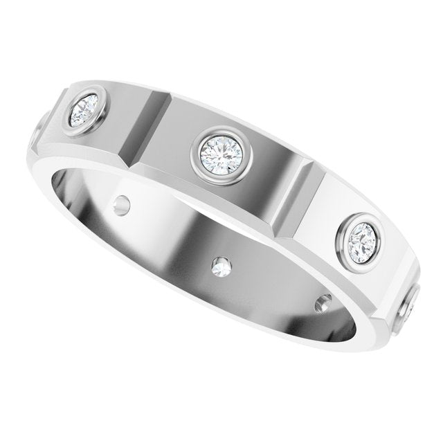 1/3 CTW Mens Natural Diamond Band