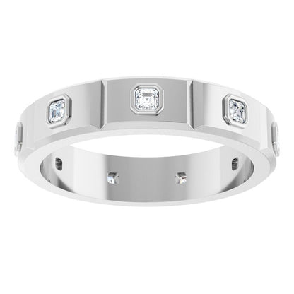 3/8 CTW Mens Natural Diamond Band, 5.5 mm
