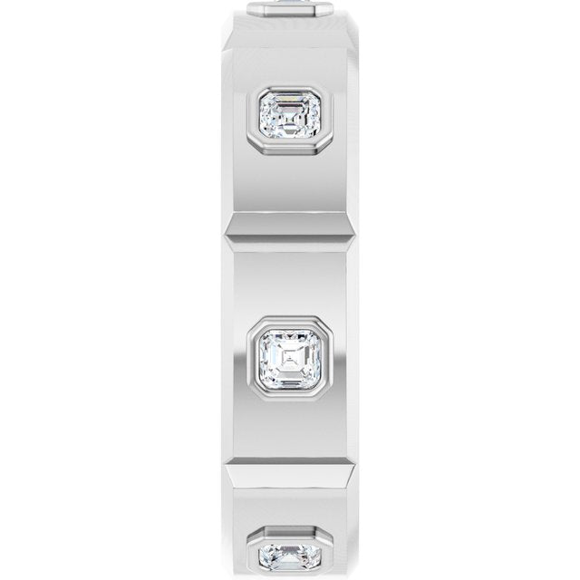 5/8 CTW Natural Diamond Mens Band