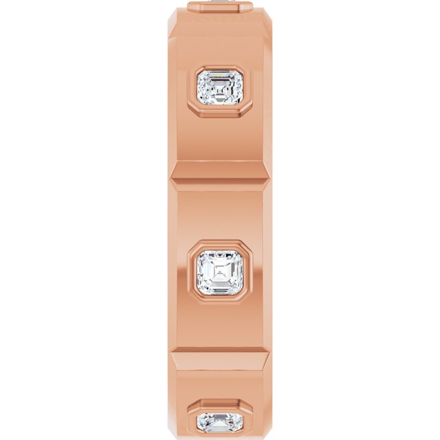 5/8 CTW Natural Diamond Mens Band