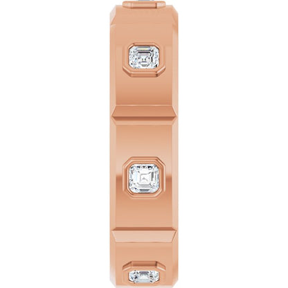 5/8 CTW Natural Diamond Mens Band