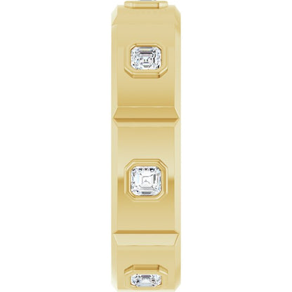 5/8 CTW Natural Diamond Mens Band