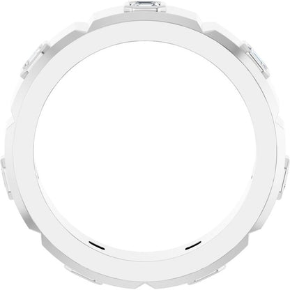 5/8 CTW Natural Diamond Mens Band