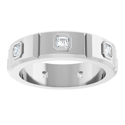 5/8 CTW Natural Diamond Mens Band