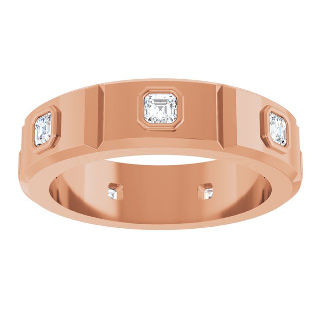 5/8 CTW Natural Diamond Mens Band