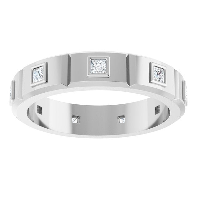 1/4 CTW Mens Natural Diamond Band, 5 mm