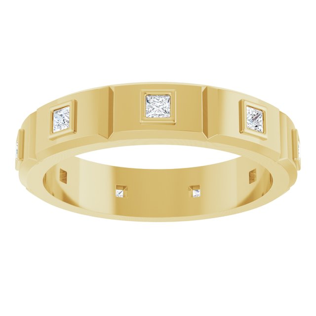 1/4 CTW Mens Natural Diamond Band, 5 mm