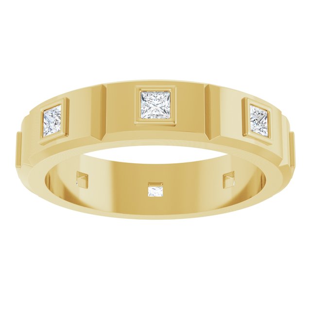 3/4 CTW Mens Natural Diamond Band
