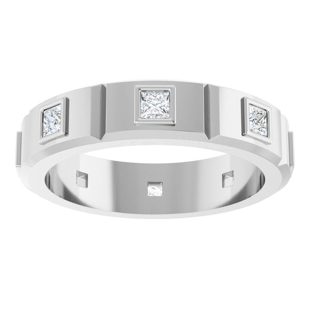 3/4 CTW Mens Natural Diamond Band
