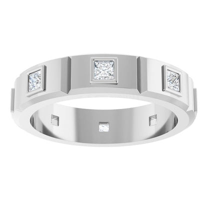 3/4 CTW Mens Natural Diamond Band