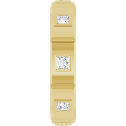 5/8 CTW Mens Natural Diamond Band