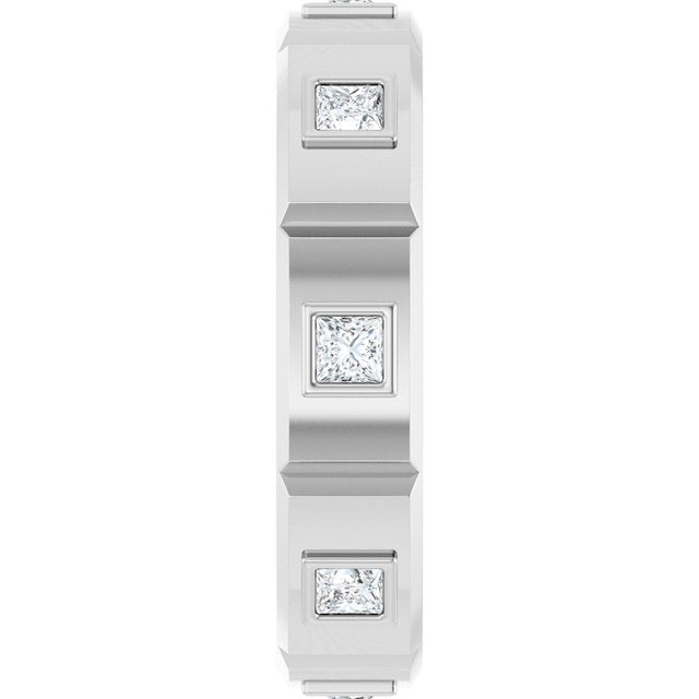 1/2 CTW Mens Natural Diamond Band, 5.5 mm